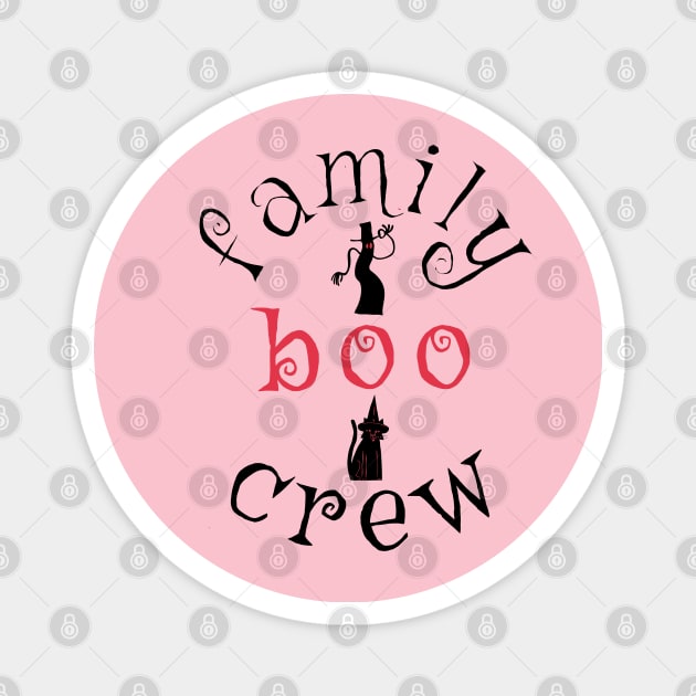 halloween family boo crew 2023 Magnet by Craftycarlcreations